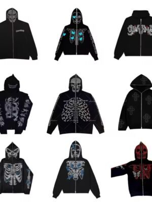 Men's rhinestone hoodie (4)