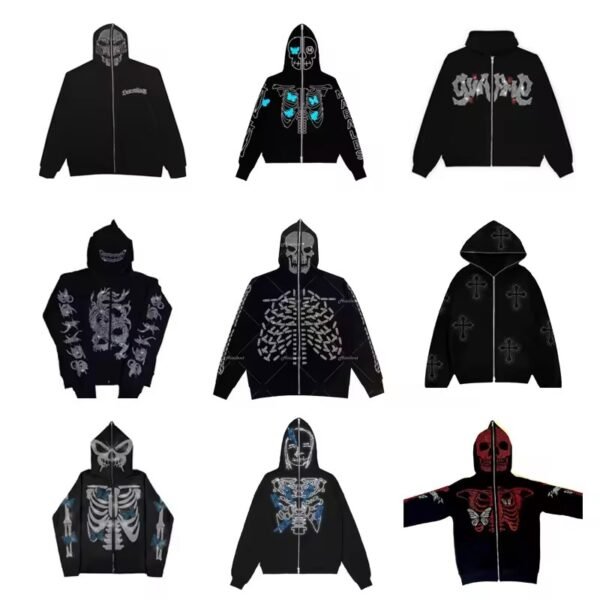 Men's rhinestone hoodie (4)