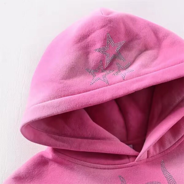 women rhinestone hoodie-3