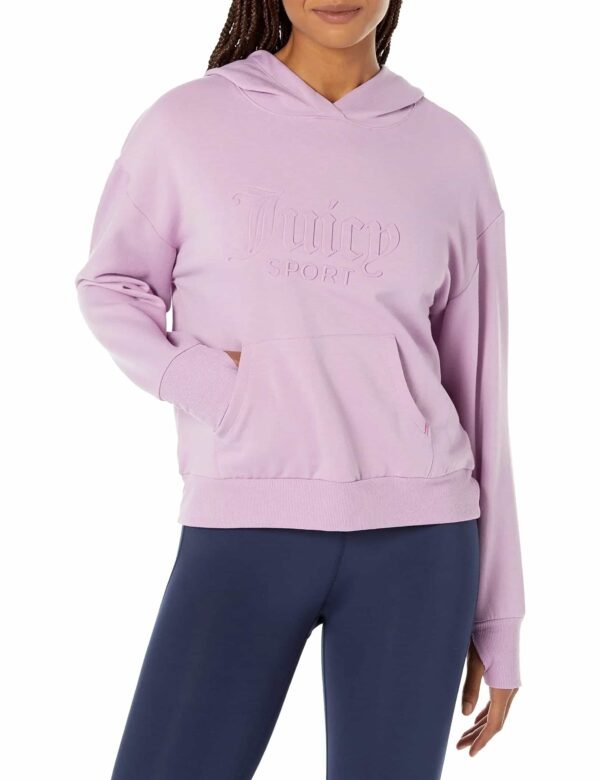 Pullover Pink 3d Embossed Hoodies For Women 2024 (3)