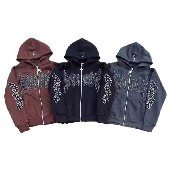 Top rhinestone hoodie manufacturer (2)