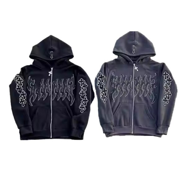 Top rhinestone hoodie manufacturer (4)